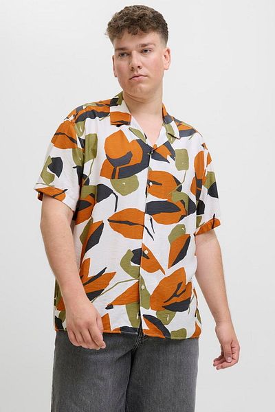 Jack & Jones Plus Size Patterned Shirt - Tavira