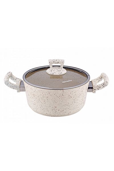 Hascevher Pot 22x10.5cm 4l Hascevher GRANITE-CREAM