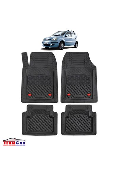 TEAMCAR Covorașe Auto Fiat Panda Ii - Negru