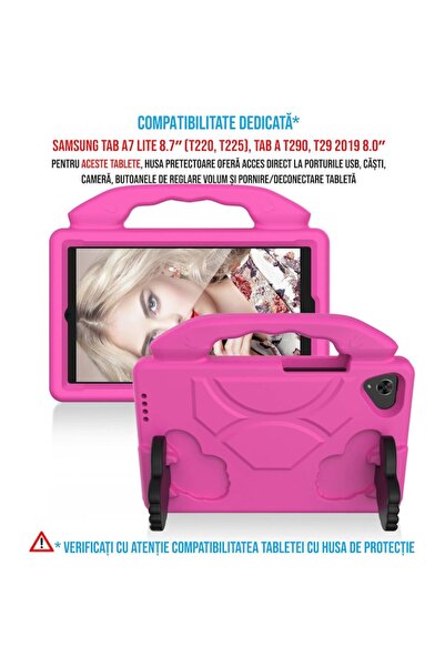 İdeas4comfort Protective tablet case for kids, compatible with Samsung Tab A7 Lite T220, T225 8.7 inch, Tab A T290