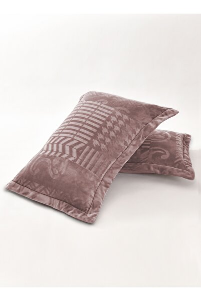 Master Home Textile Velvet Comforter Sets, 5 Pcs Queen Size, Fits 160 x 200 cm Bed, With Removable Filling