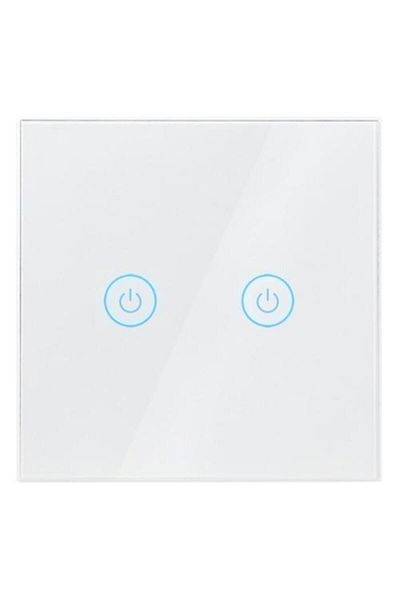 LogiLink Intrerupator inteligent LogiLink SH0125, Wi-Fi, 2 butoane, touch control, indicator LED