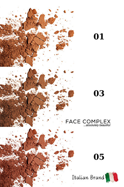 FACE COMPLEX Magnificent Bronze Powder, Contouring Powder No. 01 - Italy