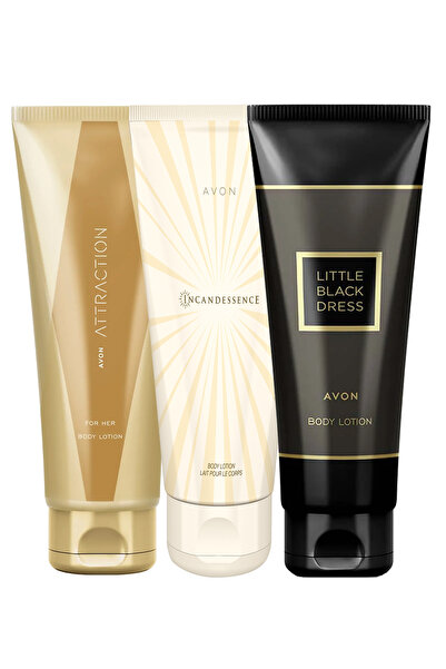 AVON Attraction Incandessence Ve Little Black Dress Vücut Losyonu Set
