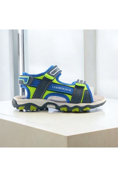 JOJO KIDS Boy's Velcro Sports Sandals, Soft Sole, Anti-Skid Floor Sandals
