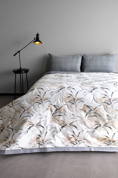 Alla Turca Single Summer Sleeping Set |   Flat Sheet |   Natura Gray