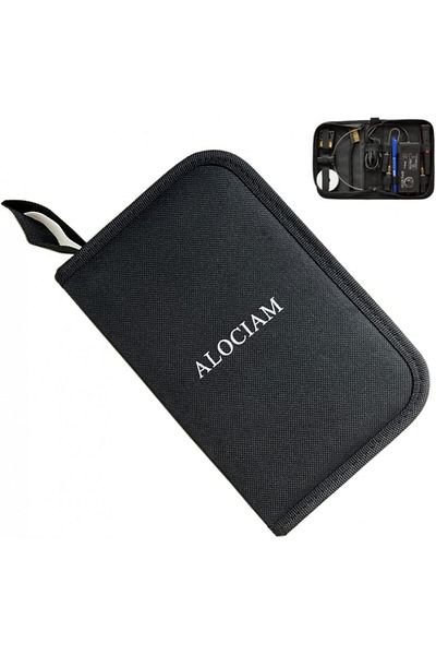 Alociam storage bag, Oxford fabric, black, 27 x 13.6 x 6.6 cm