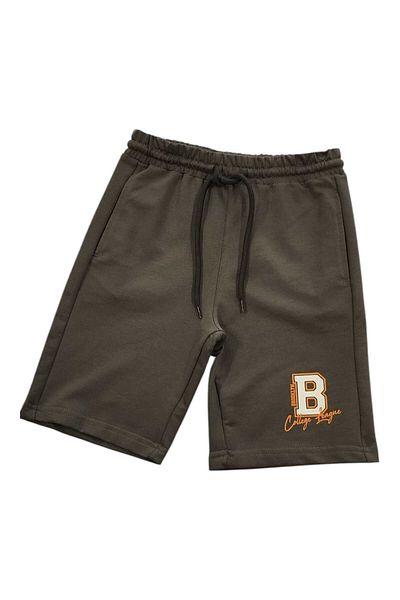 Mışıl Kids Boy's Brooklyn College League Print Capris Suit