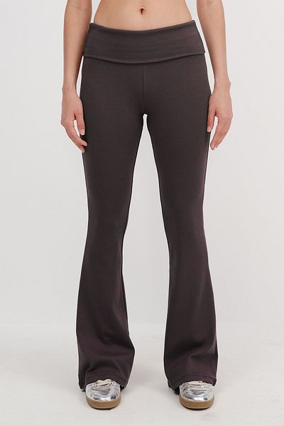 Addax Modal Leggings with Folded Waistband Tyt1700-S7