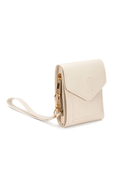 AVCA Mini Women's Wallet with Hand Wrist Strap Cash Coin Compartment Wallet