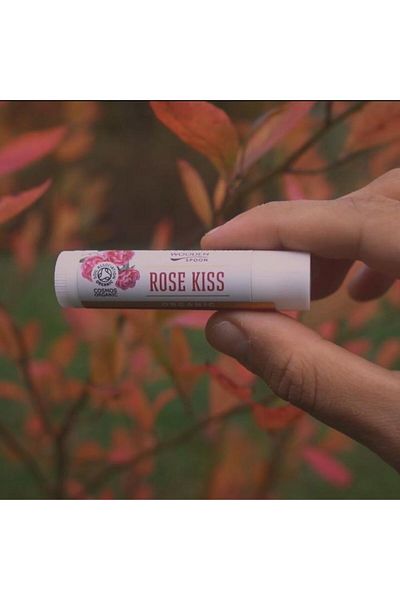Wooden Spoon Lip balm Kiss rose WoodenSpoon 4,3ml