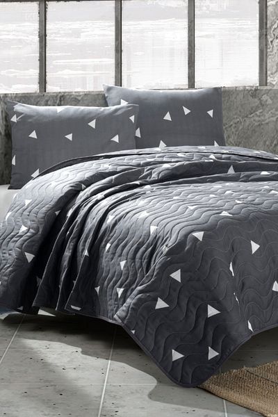 Eponj Home Multi-Purpose Cover Single Triangle Gray