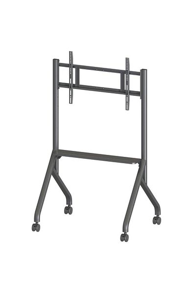 Techly TV stand, universal, height adjustable, shelf included, 65 - 100 inches, Techly ICA-TR53LB, Black