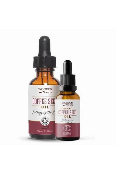 Wooden Spoon Lingură de lemn cu ulei de boabe de cafea 10 ml