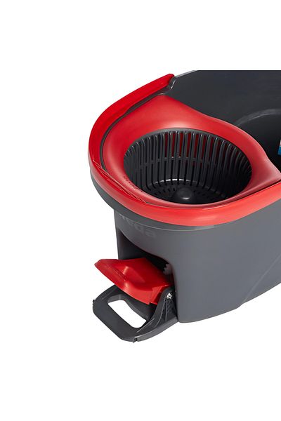 Vileda Triangular Shape Durable Wringer Mop with Foot Pedal Bucket Set
