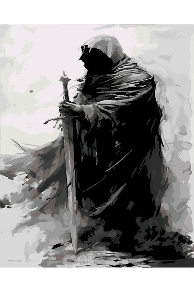 wombhobby Nazgul Karanlığı yüzüklerin efendisi Sayılarla Boyama Seti 40x50 Çe...