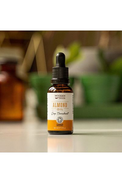 Wooden Spoon Ulei de migdale Lingură de lemn 30 ml