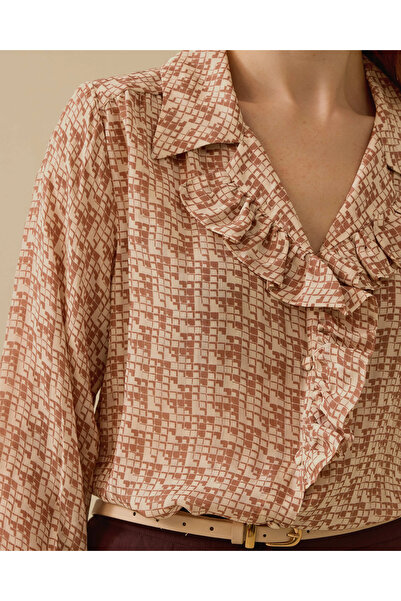 SEÇİL Seçil Şık Gömlek -242510011 Bej