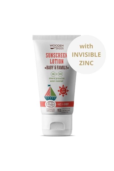 Wooden Spoon Sunscreen body lotion in a tube Baby &amp; Family SPF 50 WoodenSpoon 150ml