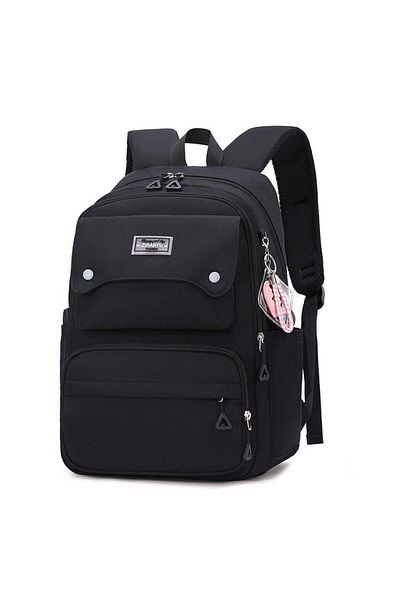 huitich ZIRANYU Stylish Black School Backpack