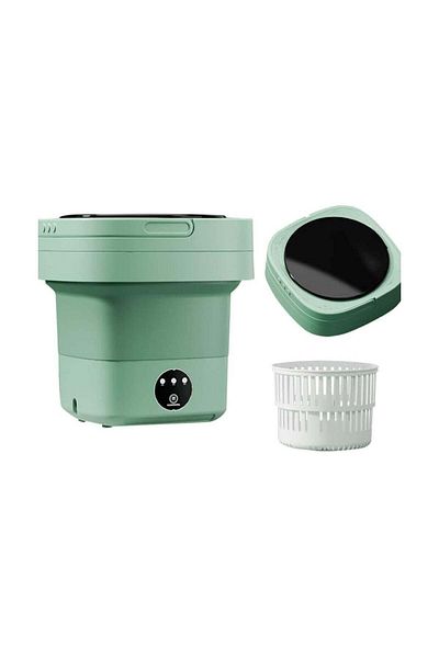 huitich Portable Foldable Washing Machine 8L Green