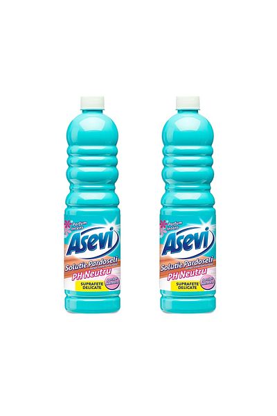 ASEVI soluție de curățare a podelelor, pH neutru, 1l x 2 buc.