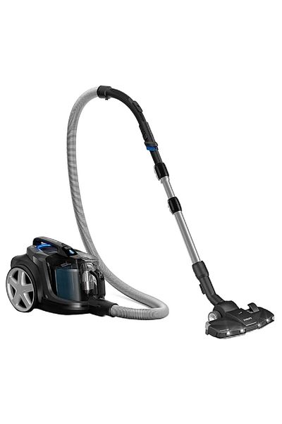 Philips 900W PowerPro Expert High-Performance Space-Saving Portable Vacuum Cleaner Black and Silver 2 L