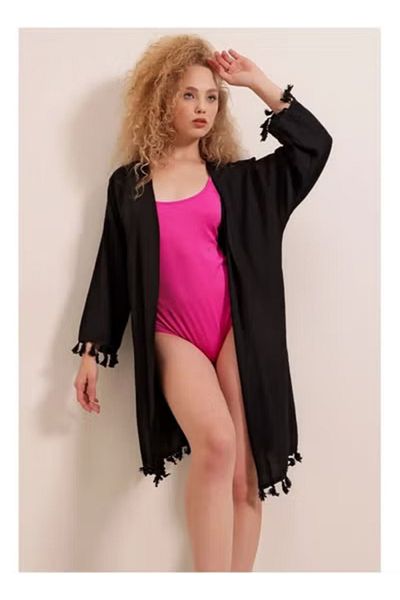 Generic Black Kimono