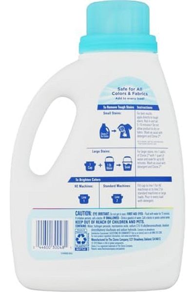 Clorox 2 for Colors - Free & Clear Stain Remover and Color Brightener, 1.95L