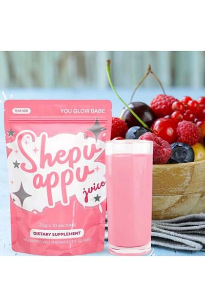 Shepu Appu You Glow Babe Shape Up Juice Shepu Appu, 10 Sachets X 15g