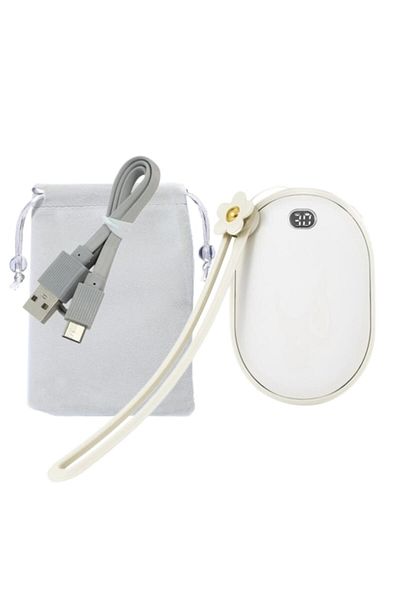 İdeas4comfort Hand Warmer Ideas4Comfort with Powerbank 10000mAh, 12W, USB Type-C charging, 2 heating levels, up to