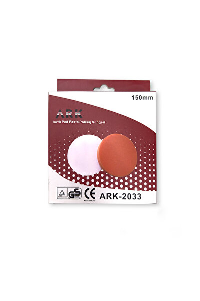 Ark cırtlı ped pasta  Uyumlu polisaj süngeri 150 mm