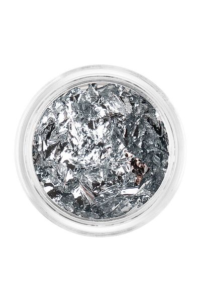 LUXORISE Pigment de unghii Platinum Flake LUXORISE, Argintiu