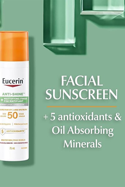 Eucerin Anti-Shine SPF50 Yüz Güneş Kremi 75ML