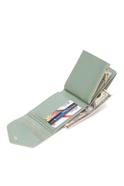 AVCA Mini Women's Wallet with Hand Wrist Strap Cash Coin Compartment Wallet