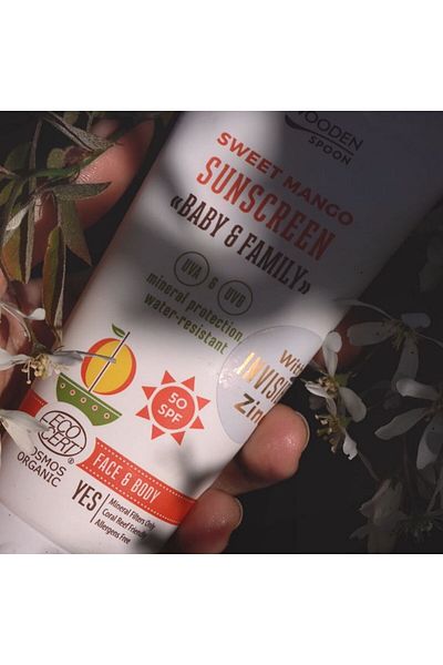 Wooden Spoon Sunscreen body lotion Mango Baby &amp; Family SPF50 Wooden Spoon 100ml