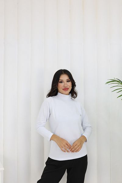 MODA AKGÜN Long Sleeve Fisherman Collar Cotton Underwear Body