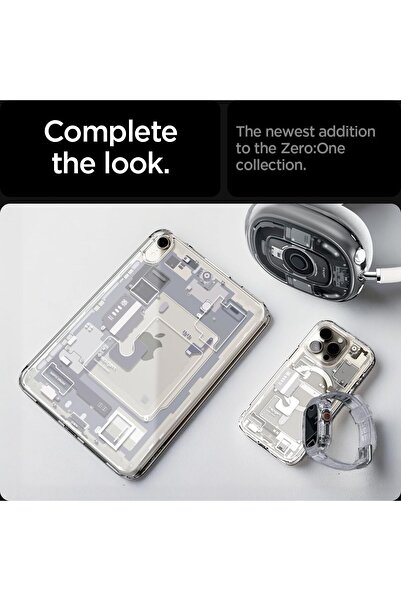 Spigen Ultra Hybrid for iPad Mini 7 case cover (2024) / iPad Mini 6 (2021) 8.3 inch - Zero One White