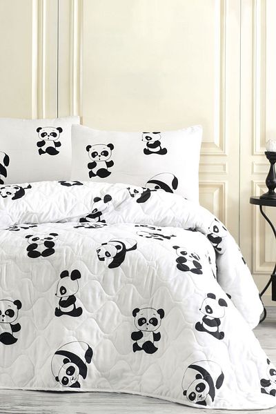 Eponj Home Multi-Purpose Cover Single Panda White
