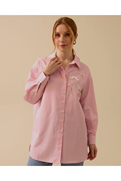 SCL Çizgili Uzun Kollu Gömlek