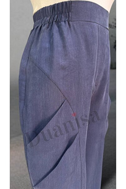 Sentez Duti Keten Havuç Pantolon Z-5595