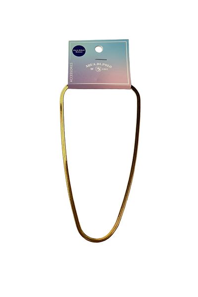 Aqua Di Polo 1987 Women's Gold Italian Chain Necklace