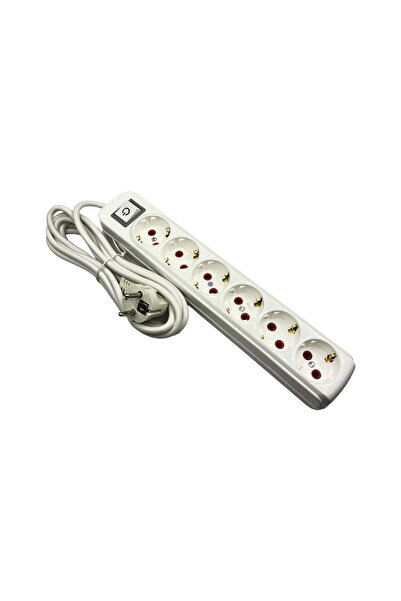 COBI SMART® Extension cable 3 m, 6 sockets, with on/off button - COBI SMART®