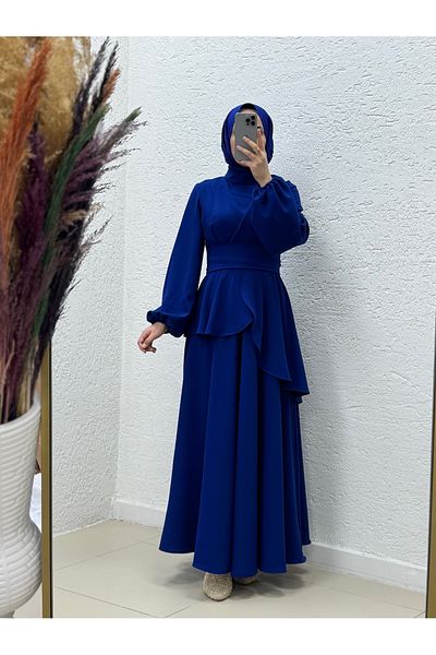 MİHRA STORE Tirona Skirt Detailed Crepe Dress-Pa9646 Saks