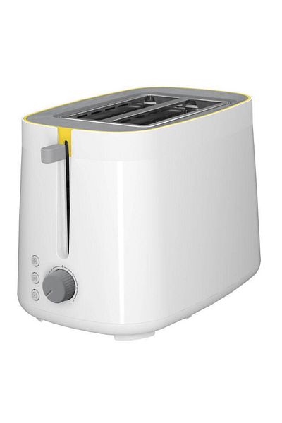 Beko Toaster BEKO TAM4220W, 2 Slices, 800W, White-Grey