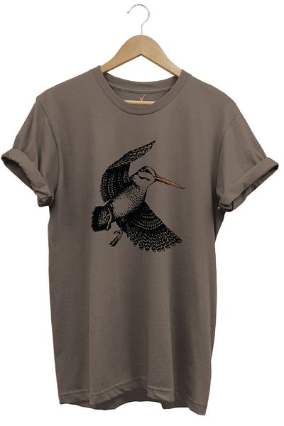 WİDİ Μπλουζάκι Widi Hunting Hunting εμπριμέ καφέ