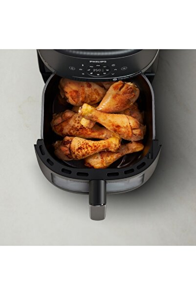 Philips 1700W 2000 Series Unique RapidAir Technology Air Fryer Black 6.2 Liter