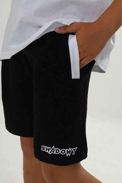 Toontoy Boy's Shadowy Printed Shorts Suit