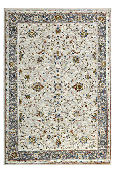 Giza Home Motto Vintage Modern Dokuma Halı Oturma Odası Salon Halısı Y961D_WV15