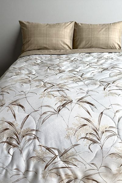 Alla Turca Single Summer Sleeping Set |   Flat Sheet |   Natura Milk Coffee